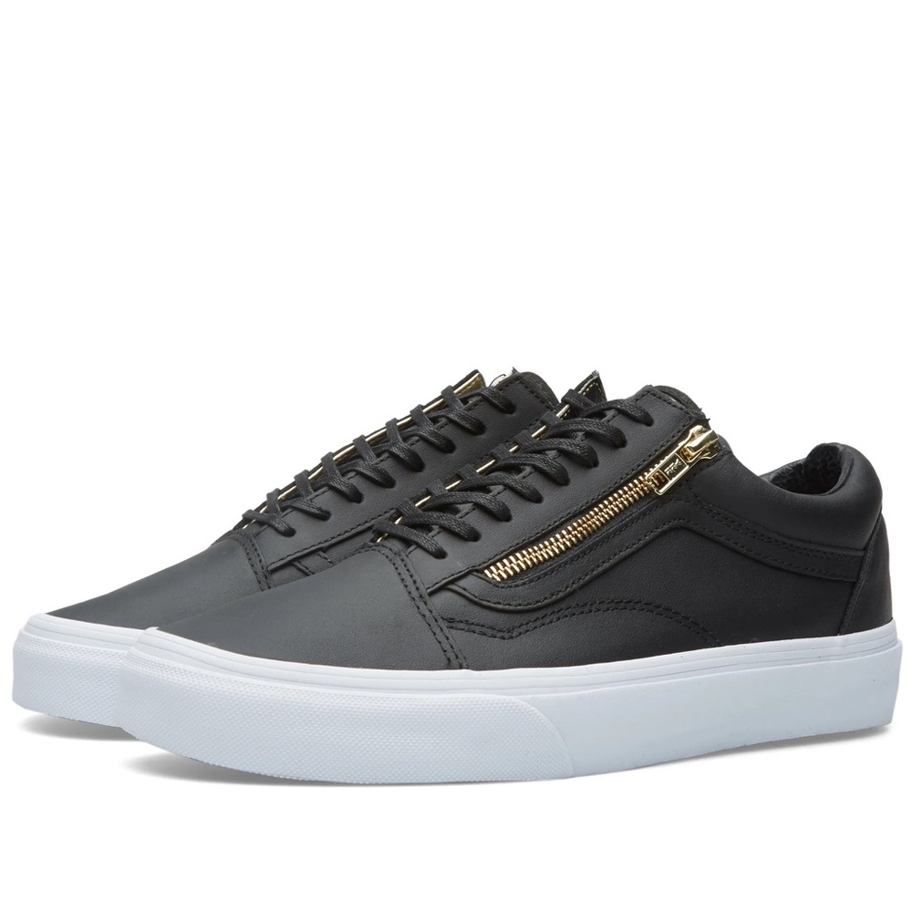 Vans Old Skool zip black gold